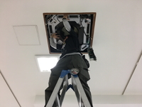 エアコン取り外し
